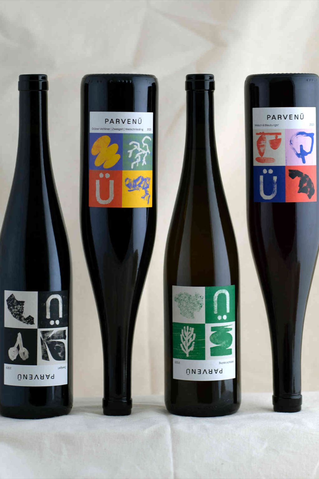 Parvenü labels © HFA Studio