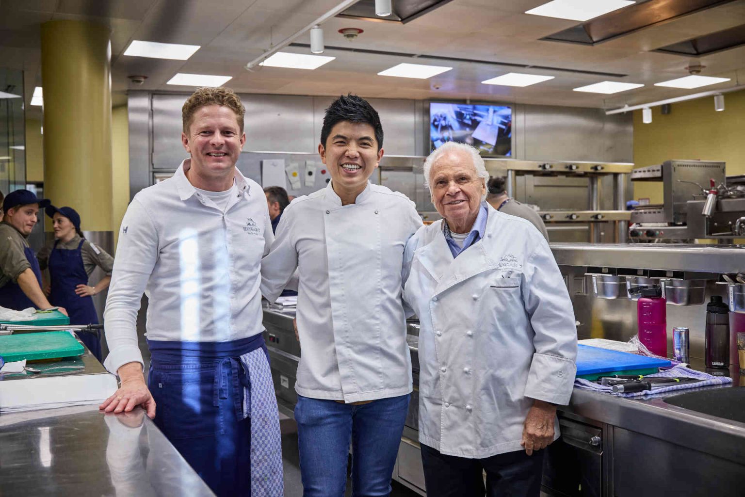 Martin Klein, Thitid Tassanakajohn and Eckart Witzigmann © Helge Kirchberger Photography