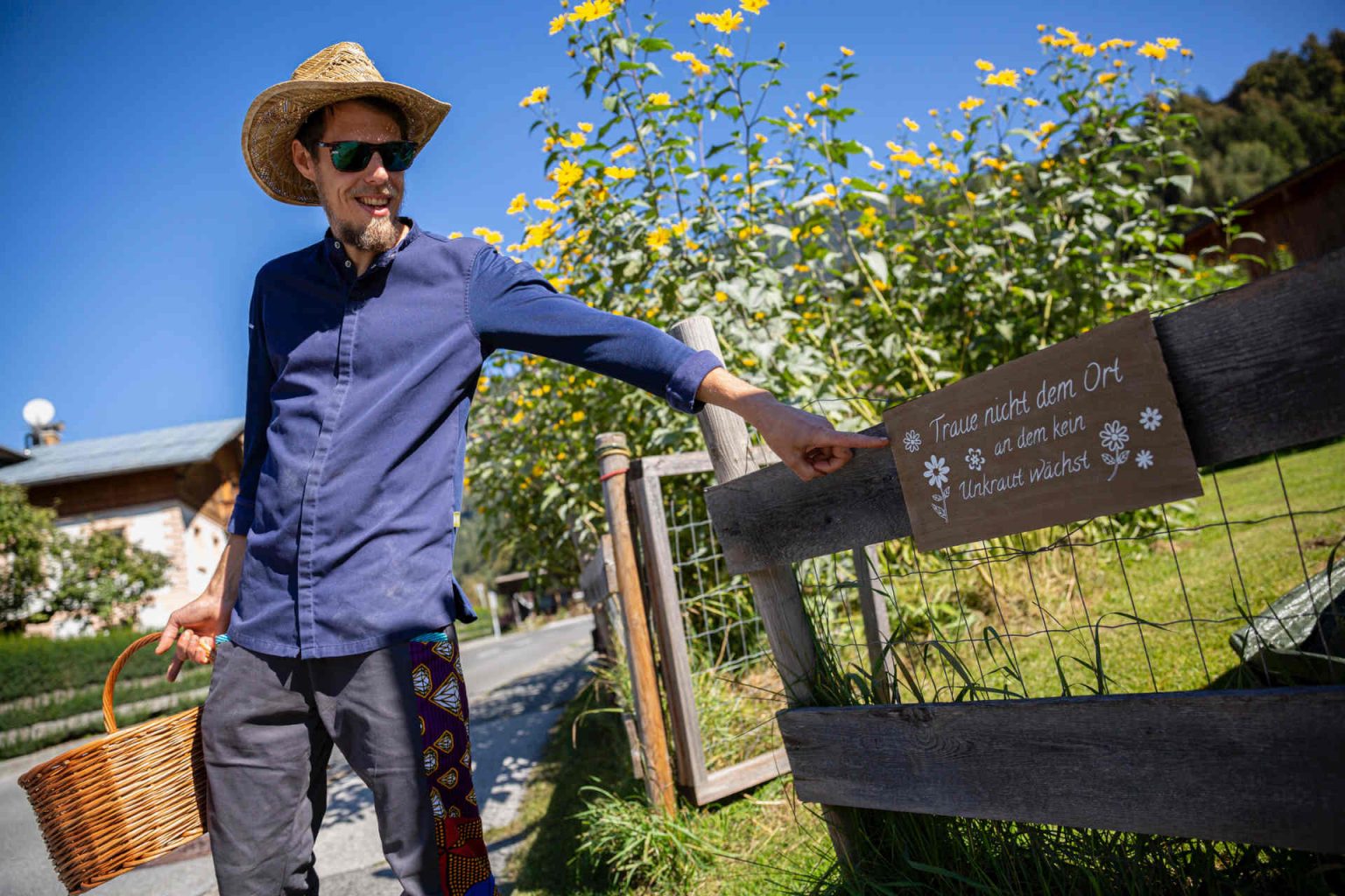 Peter Fankhauser relies on home-grown produce. © Kirchgasser Photography