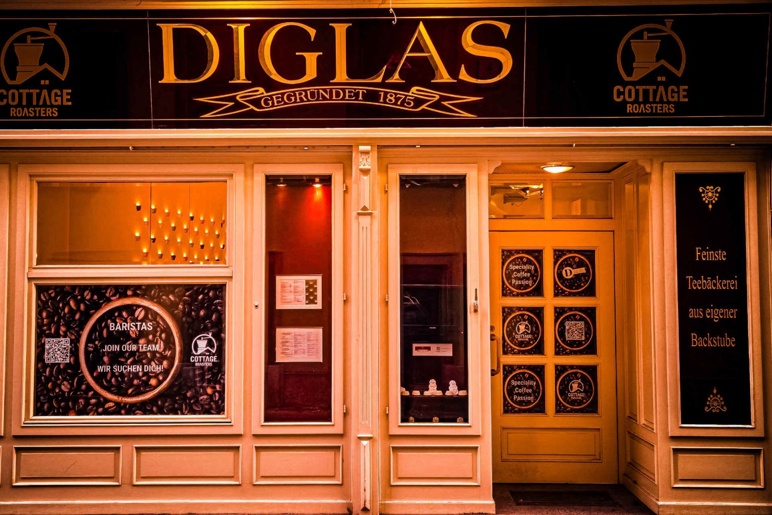 “Kleiner Diglas” at the meat market © Cottage Roasters