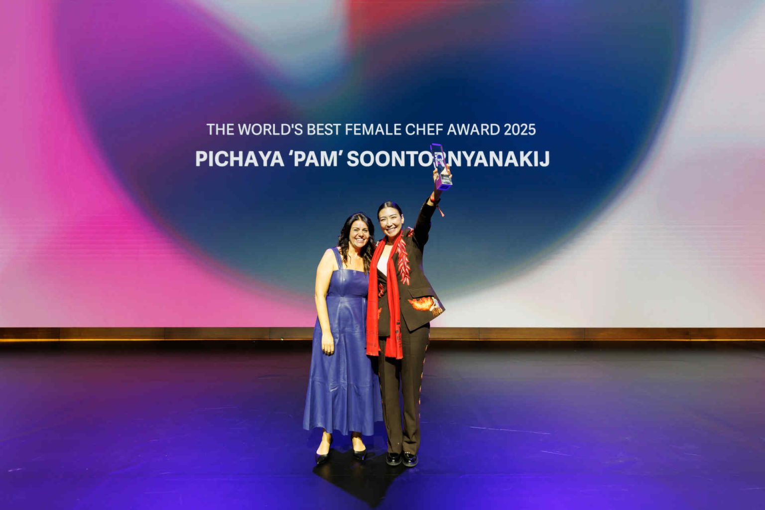 The World's Best Female Chef Award goes to Pichaya 'Pam' Soontornyanakij © World's 50 Best Restaurants