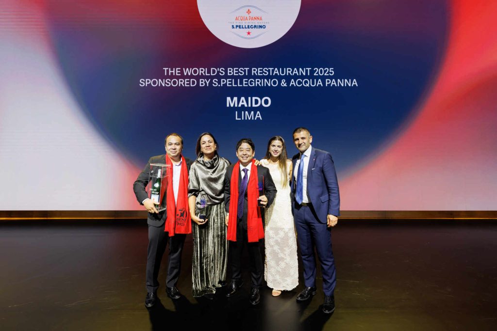 Maido in Lima, Peru, was named Best Restaurant in the World 2025 - presented by S.Pellegrino & Acqua Panna © World's 50 Best Restaurants
