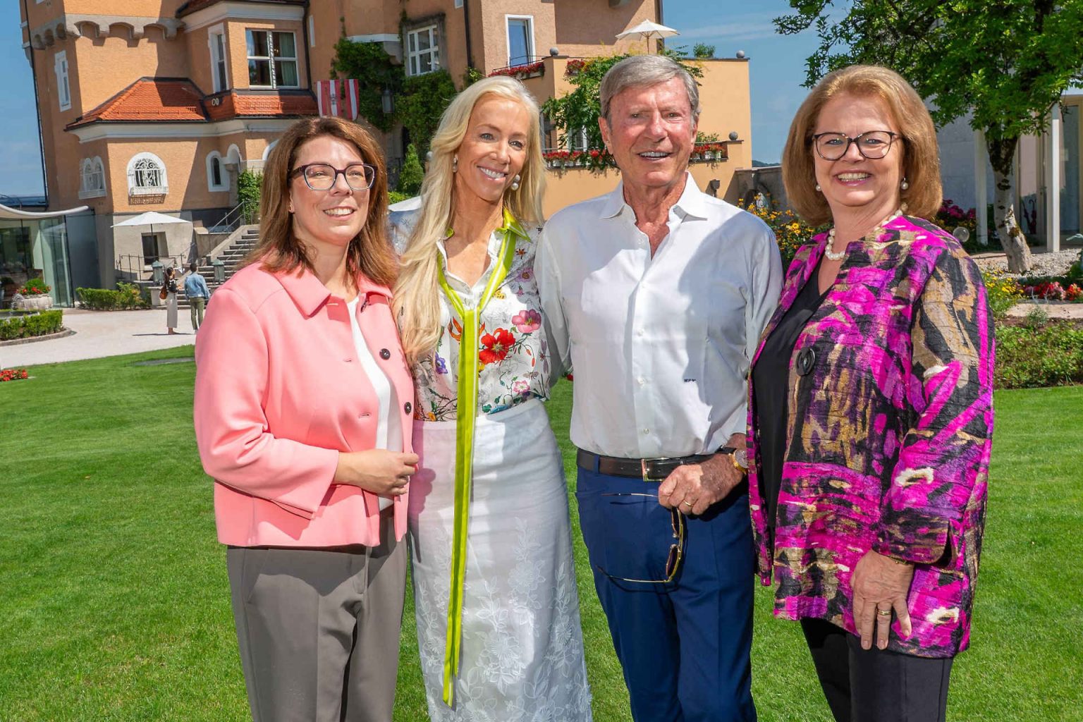 Hotel director Samantha Teufel, US attorney Christine E. Drage, owner and investor Hans-Peter-Wild and commercial director Helga Halbedl © Andreas Tischler
