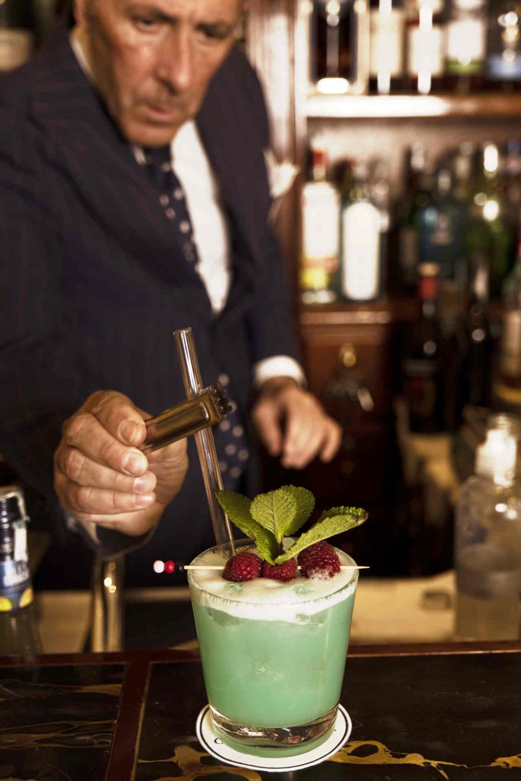 Beppe Loi and cocktail, photo provided