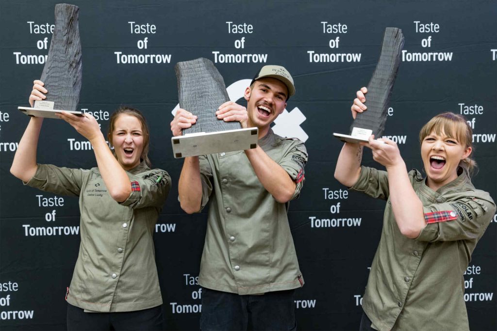 The winners: Céline Lustig, Josef Leitner, and Catharina Feuchtmayr © www.wildbild.at
