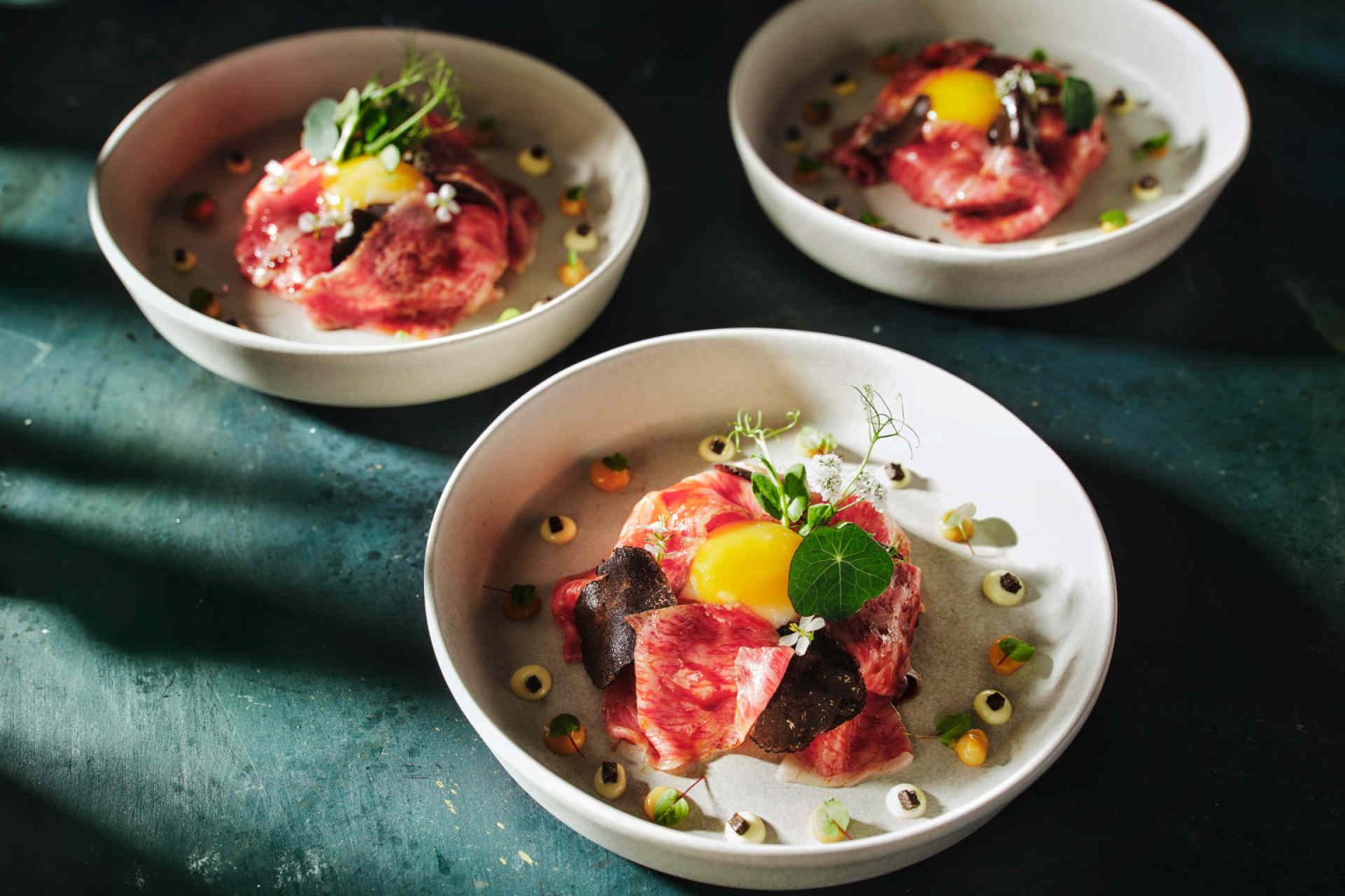 Dish with Wagyu roast beef © R Express
