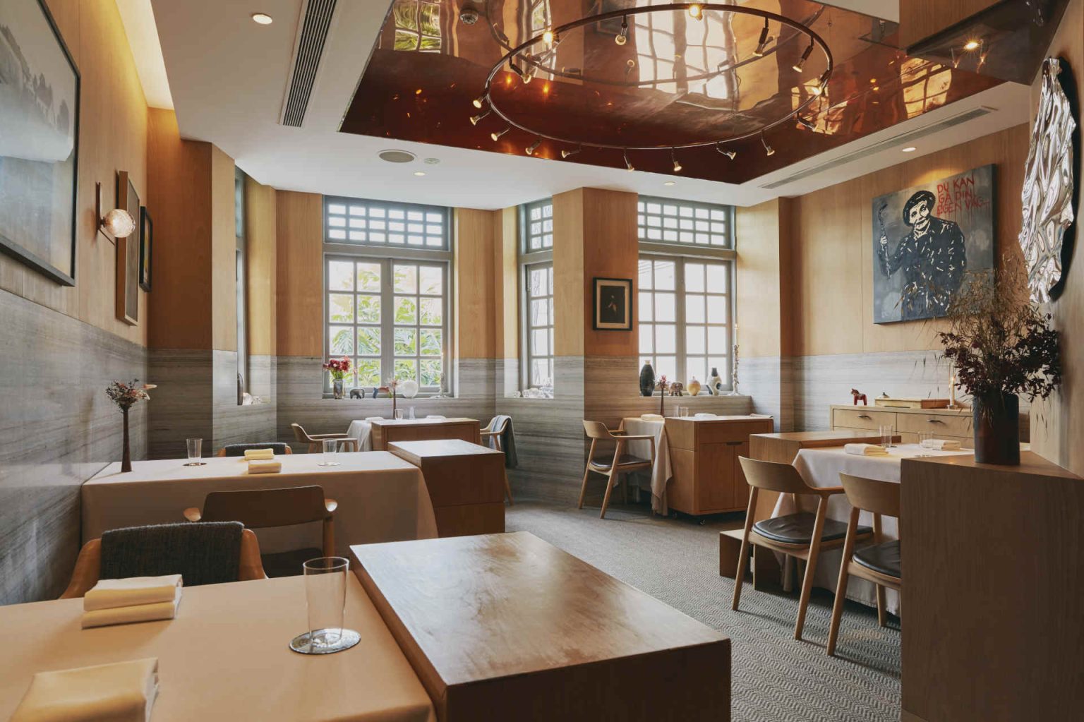 Main dining room at Zén, photo provided