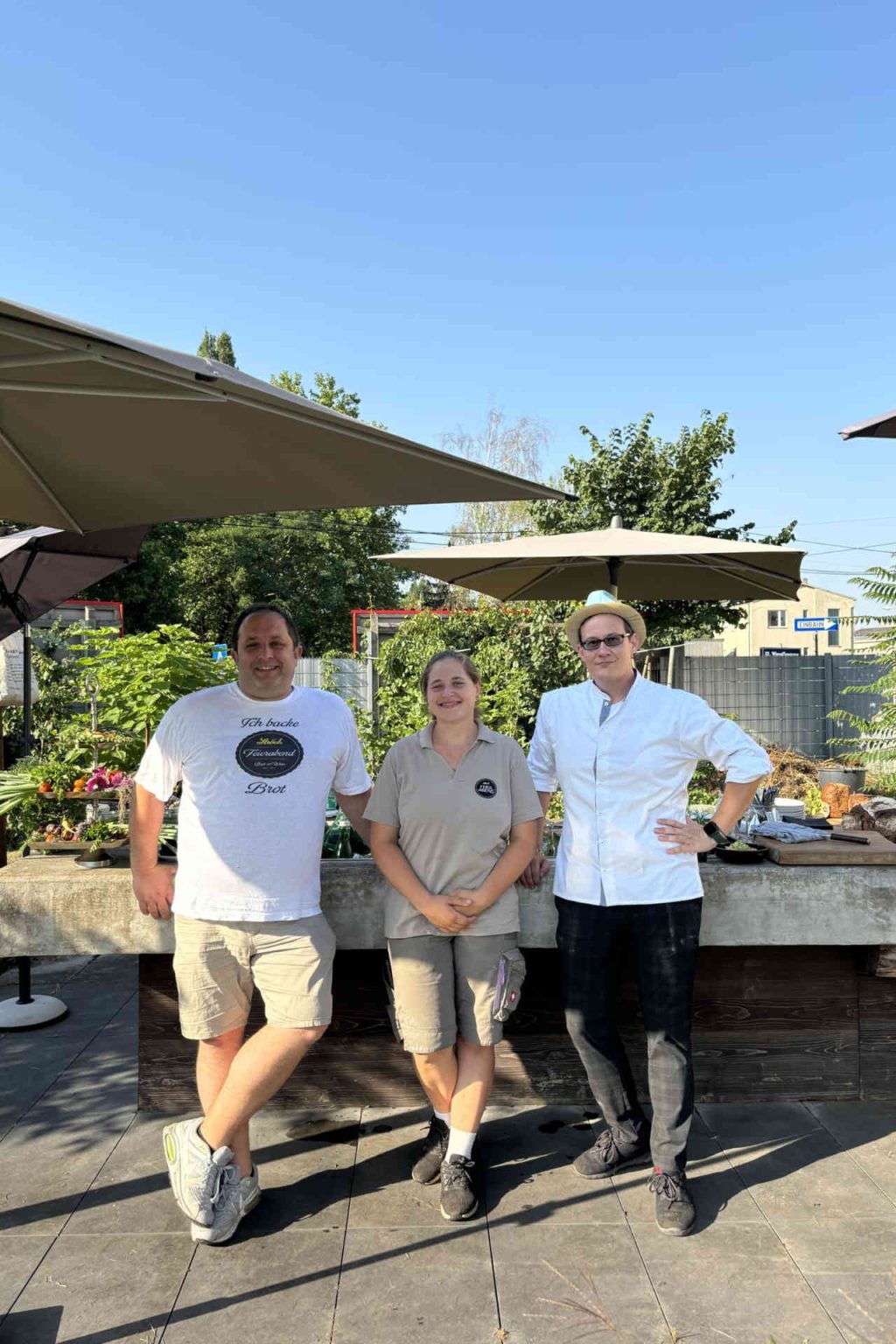 Saskia Detz, Pierre Reboul, and Stefan Scheichenstein from Ströck Bakery, photo provided