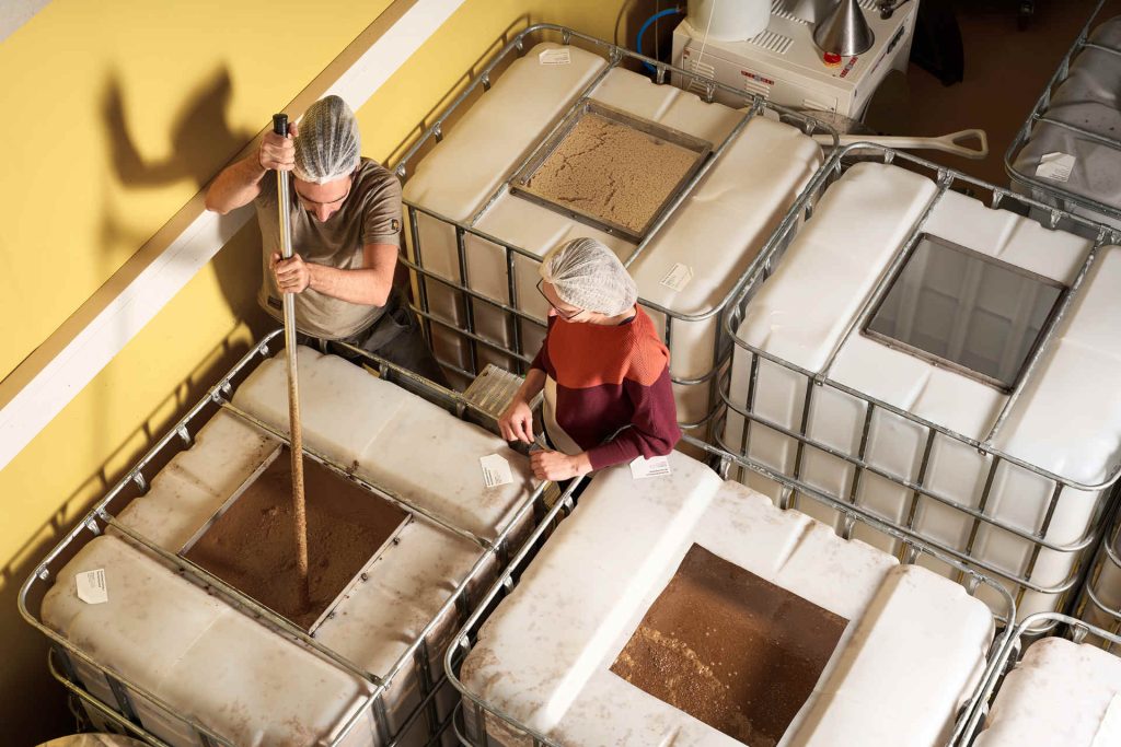 At LUVI in production © Julia Hildebrand