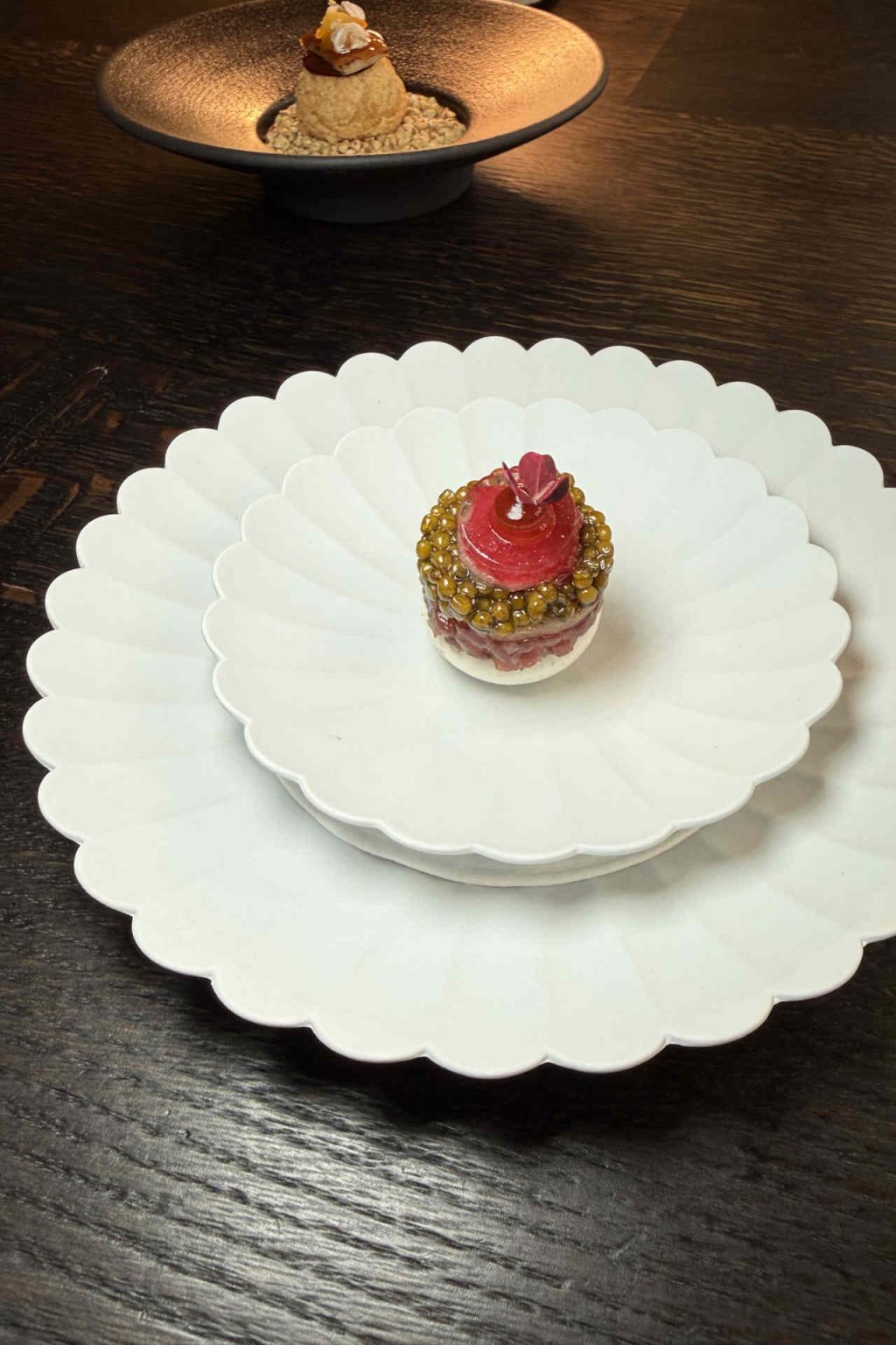Dashi Macaron – Otoro – Caviar © Genusspunkt