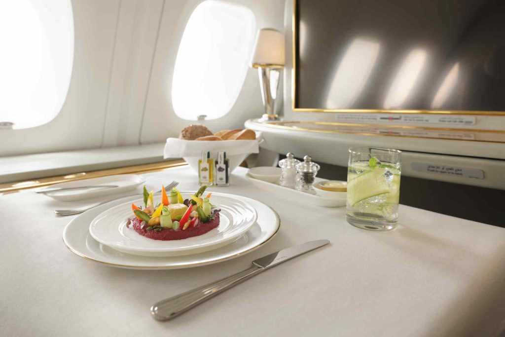 Vegan meals on Emirates flights © Emirates